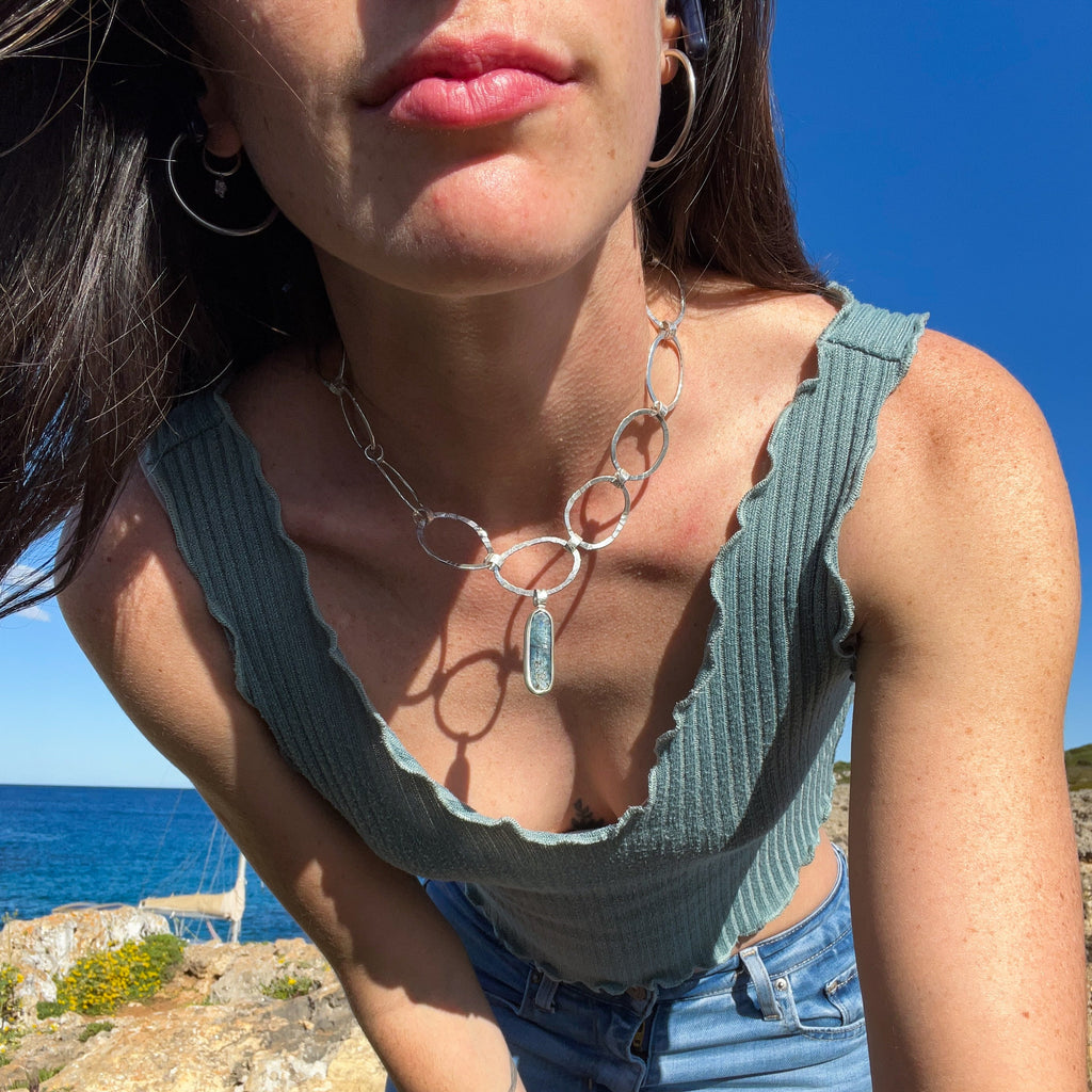 Collar Cianita