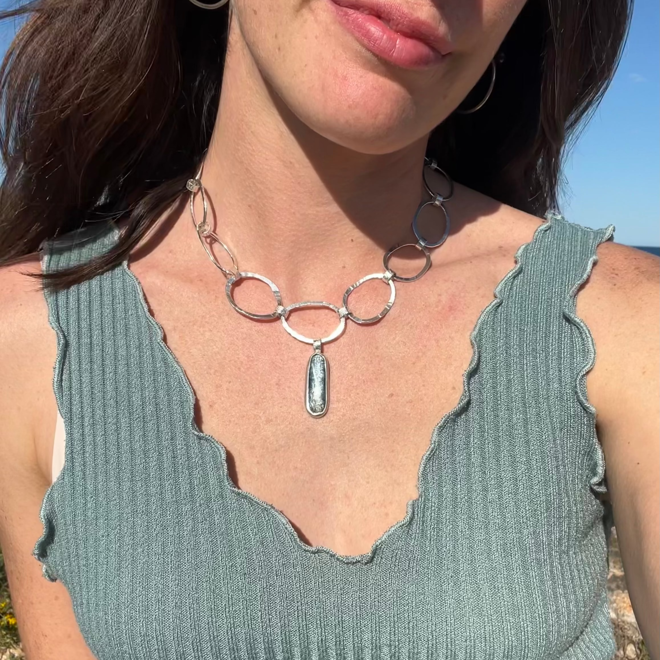 Collar Cianita