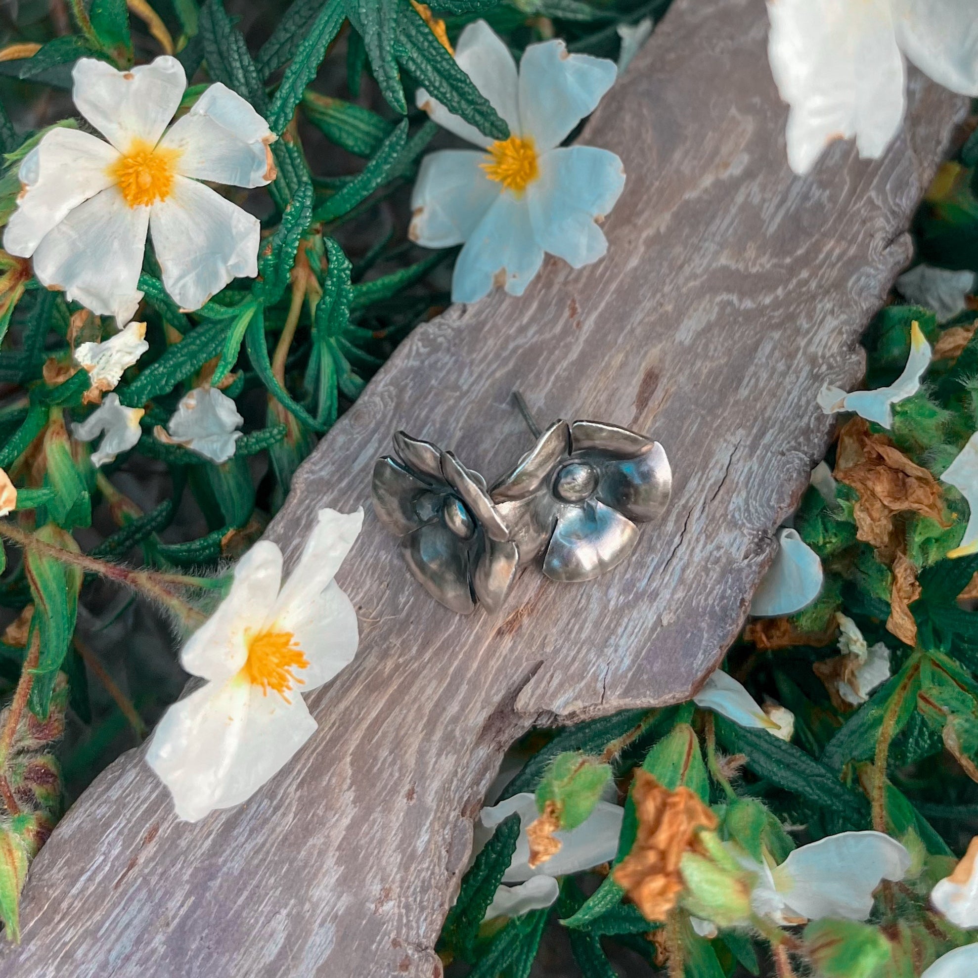 Pendientes Flor de Jara