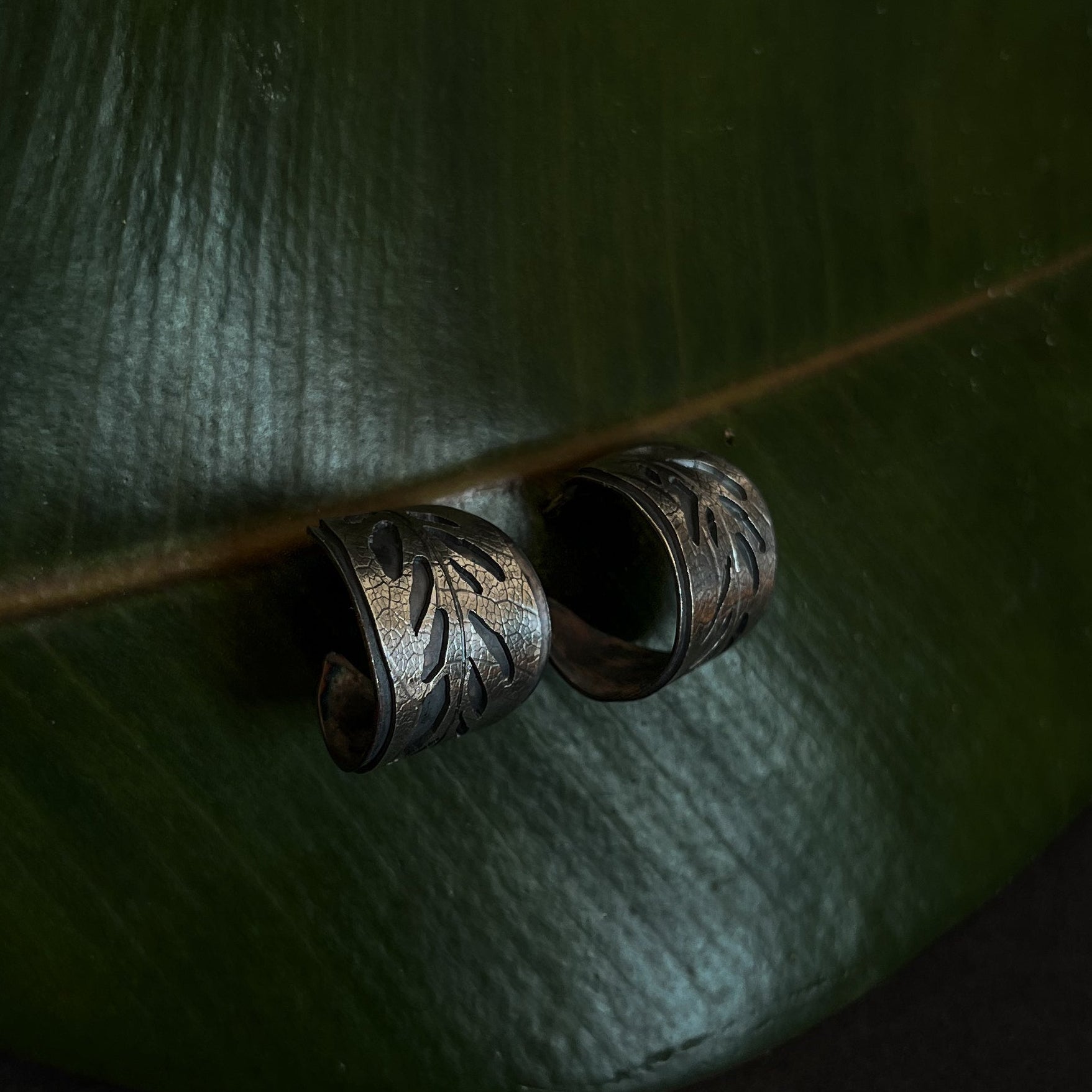 Pendientes Monstera